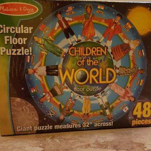 SEALED, Melissa & Doug, Children of the world, floor puzzle